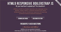 Desktop Screenshot of html9responsiveboilerstrapjs.com
